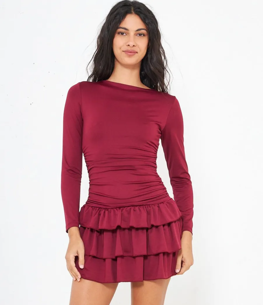 Zuiki Abito mini a balze Discount