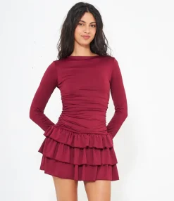Zuiki Abito mini a balze Discount