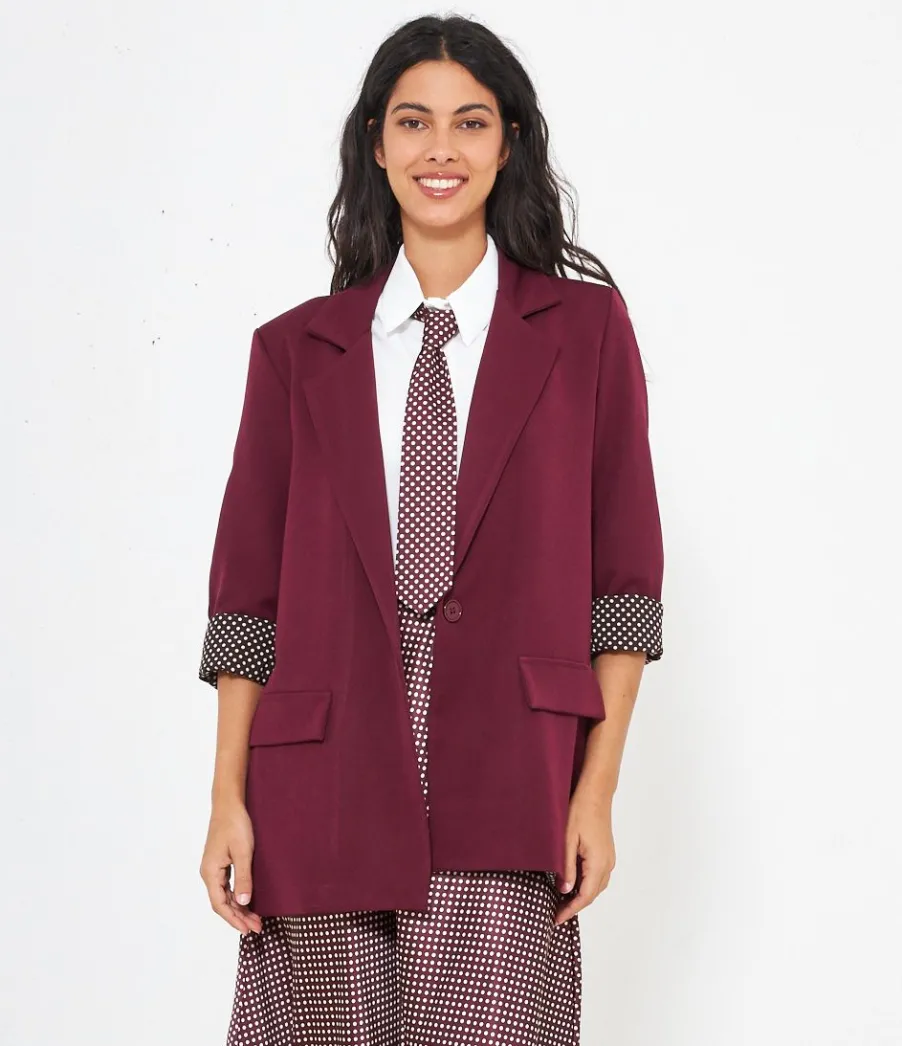 Zuiki Blazer risvolti pois Hot