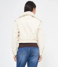 Zuiki Bomber effetto pelle New