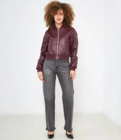 Zuiki Bomber effetto pelle New