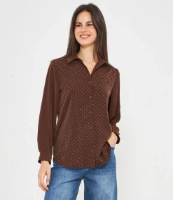 Zuiki Camicia con strass frontali Hot