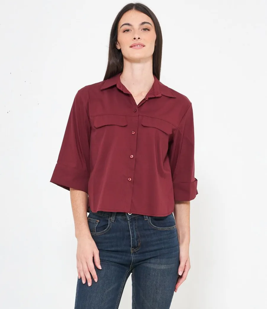 Zuiki Camicia maniche a tre quarti Clearance
