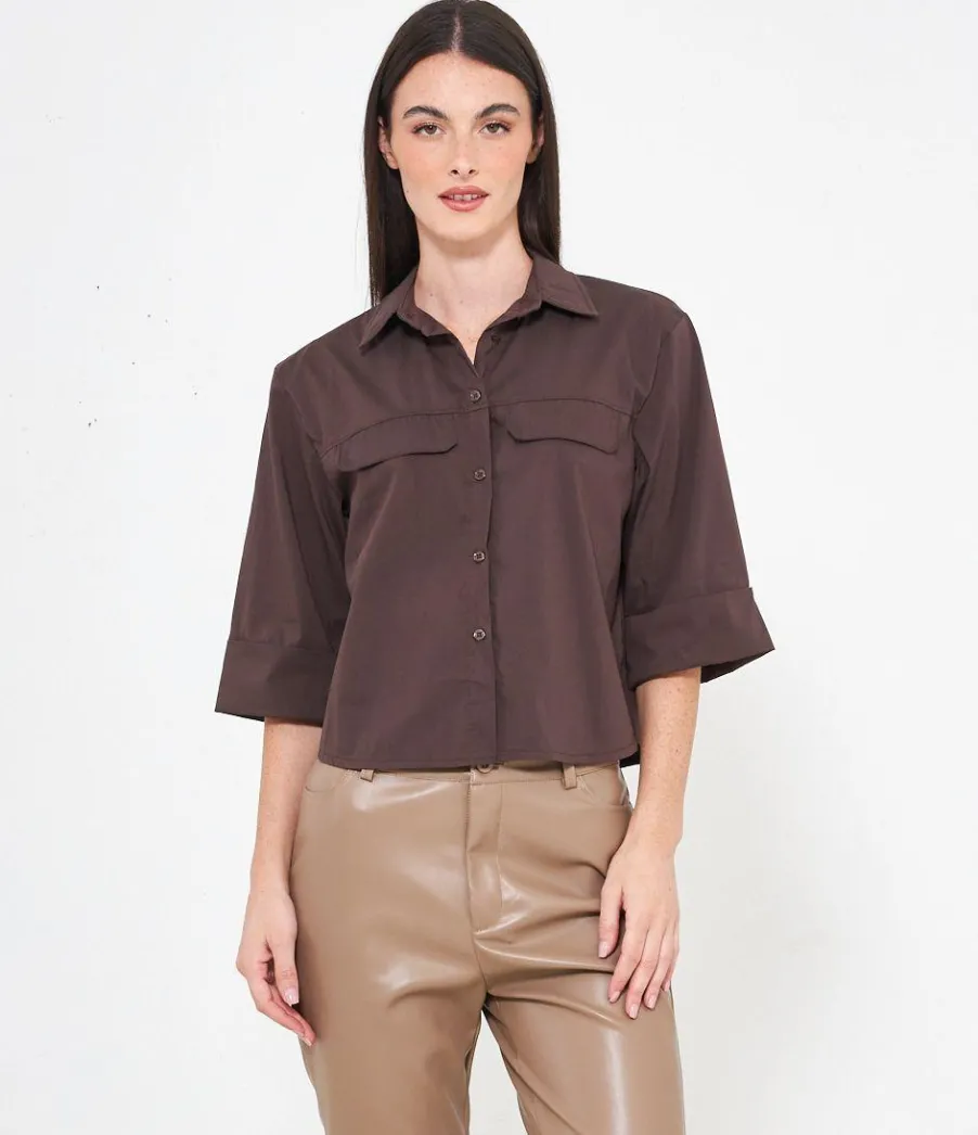 Zuiki Camicia maniche a tre quarti Clearance