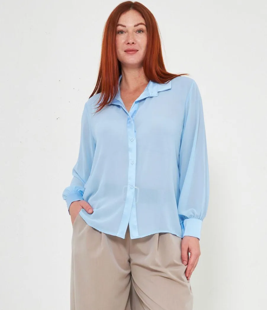 Zuiki Camicia semitrasparente Online