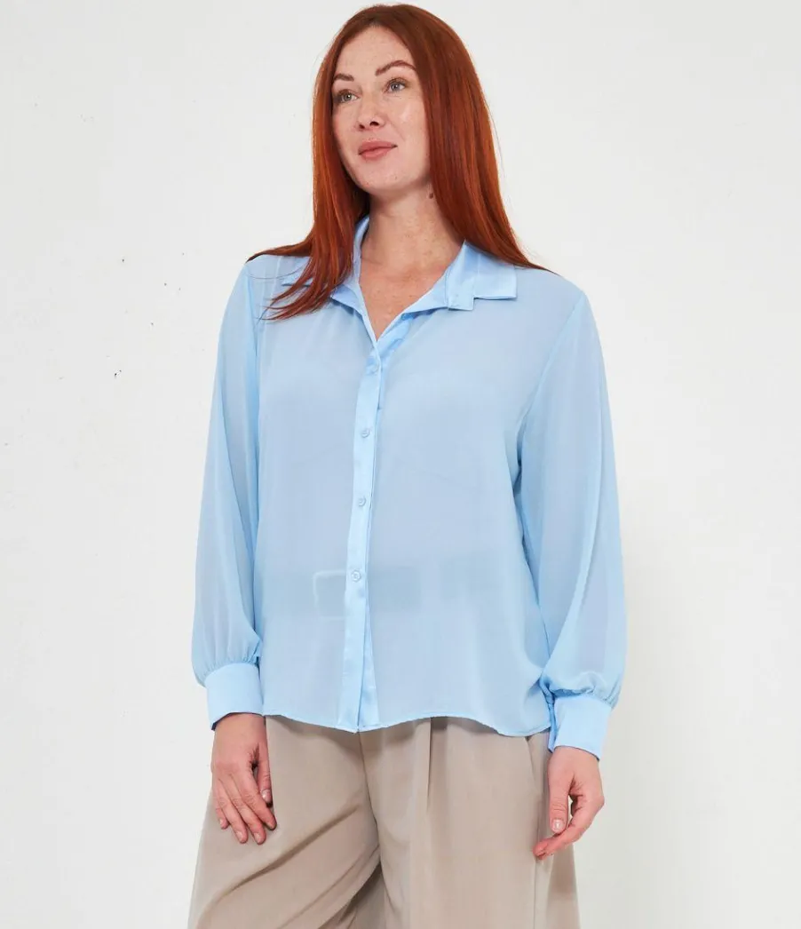 Zuiki Camicia semitrasparente Online