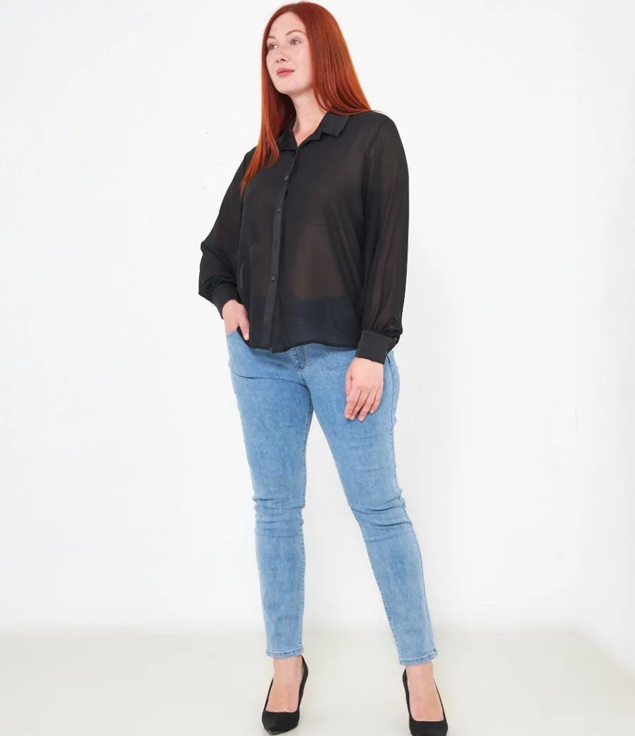 Zuiki Camicia semitrasparente Online