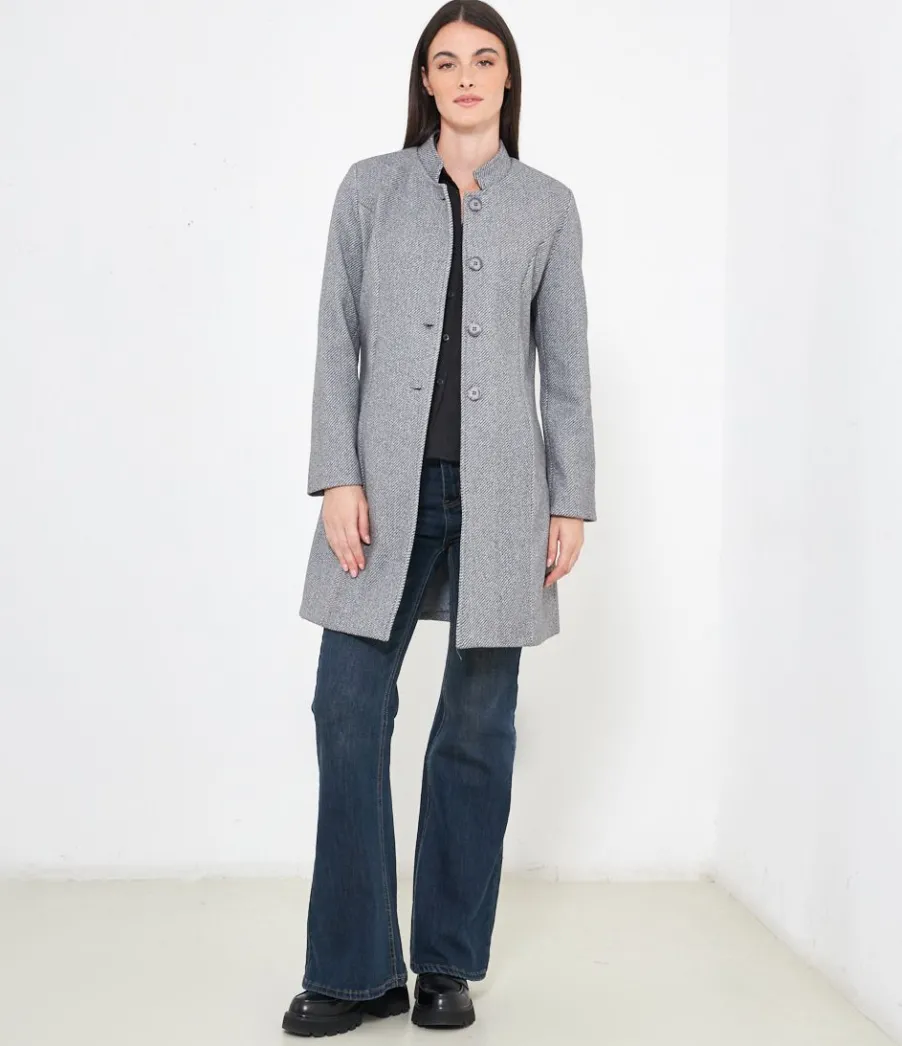Zuiki Cappotto quattro bottoni New