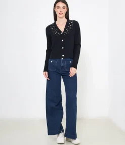 Zuiki Cardigan bottoni gioiello Sale
