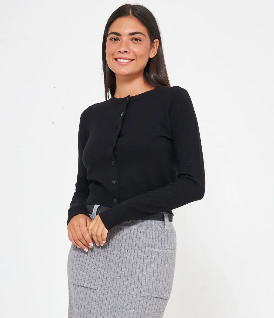 Zuiki Cardigan crop Discount