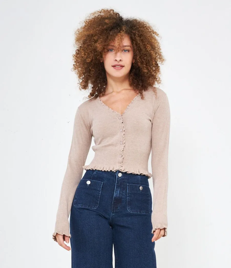 Zuiki Cardigan crop Online