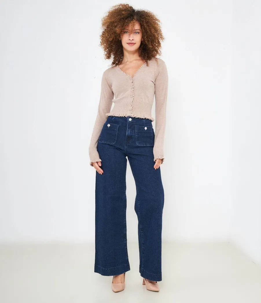 Zuiki Cardigan crop Online