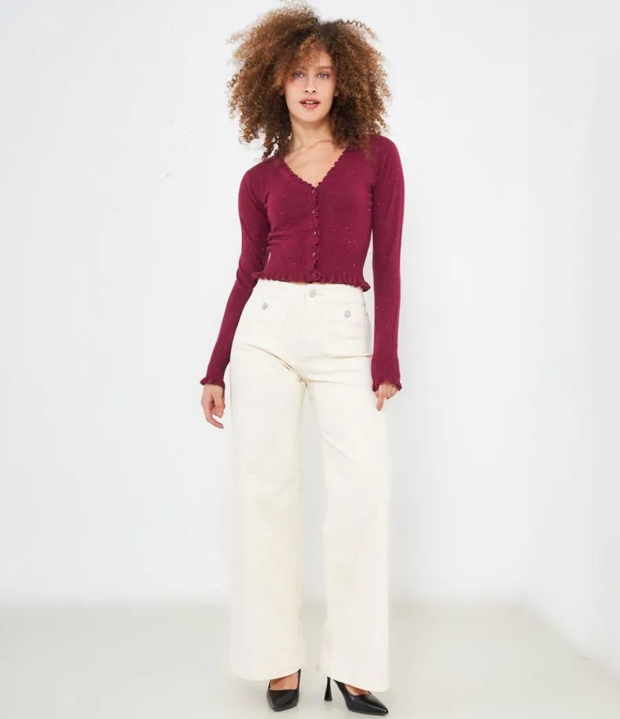 Zuiki Cardigan crop Online