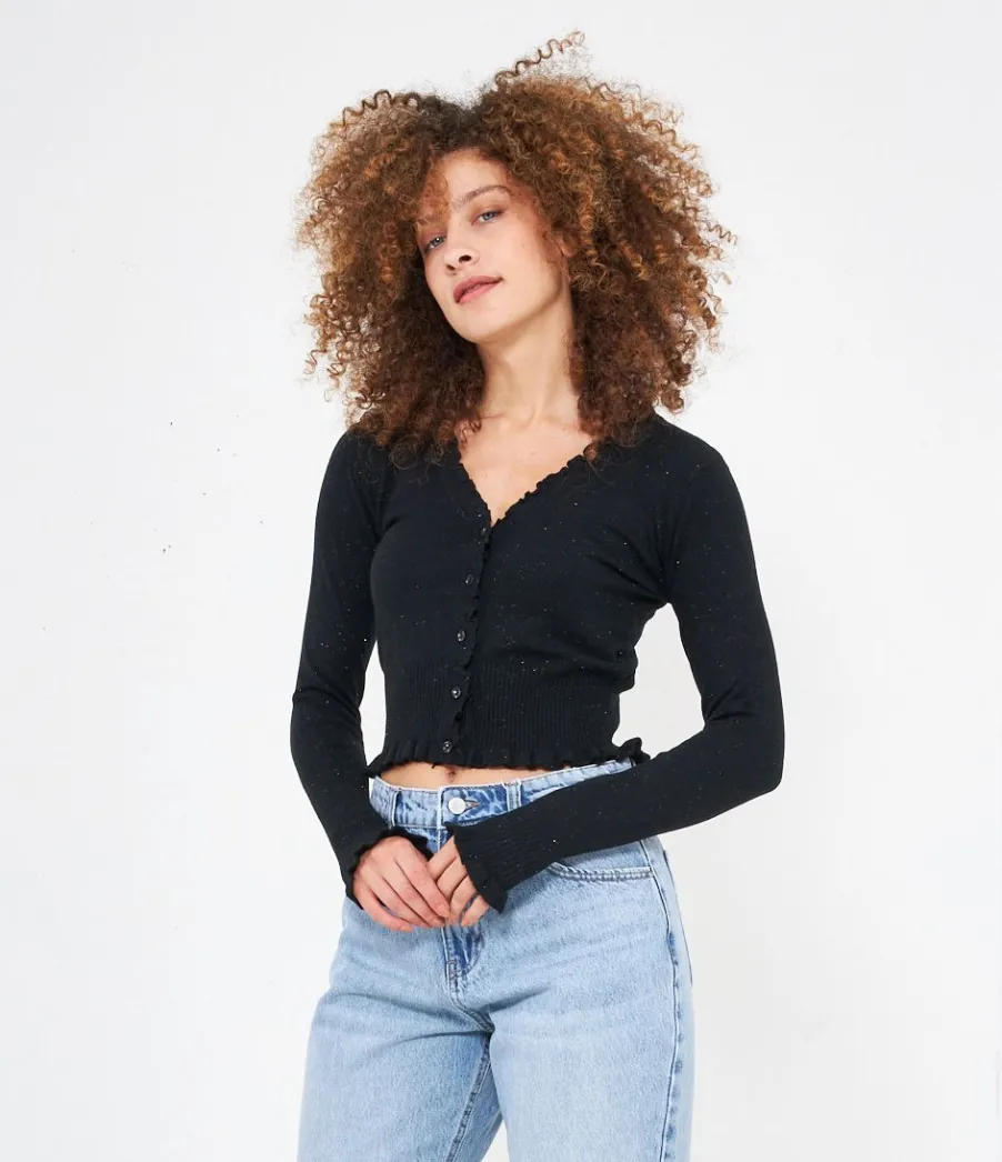Zuiki Cardigan crop Online