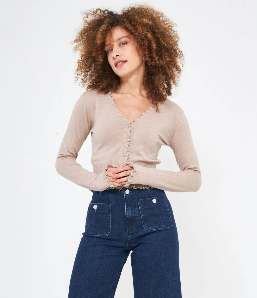Zuiki Cardigan crop Online