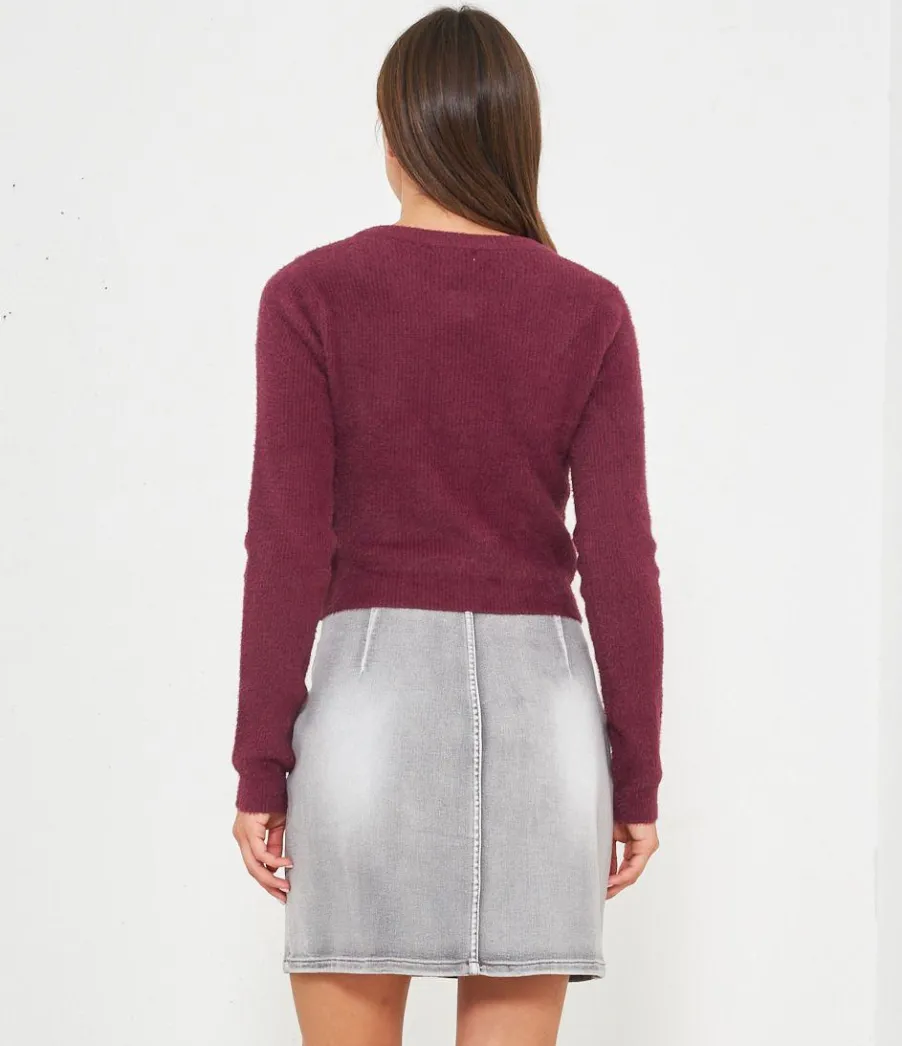 Zuiki Cardigan effetto peluche Sale