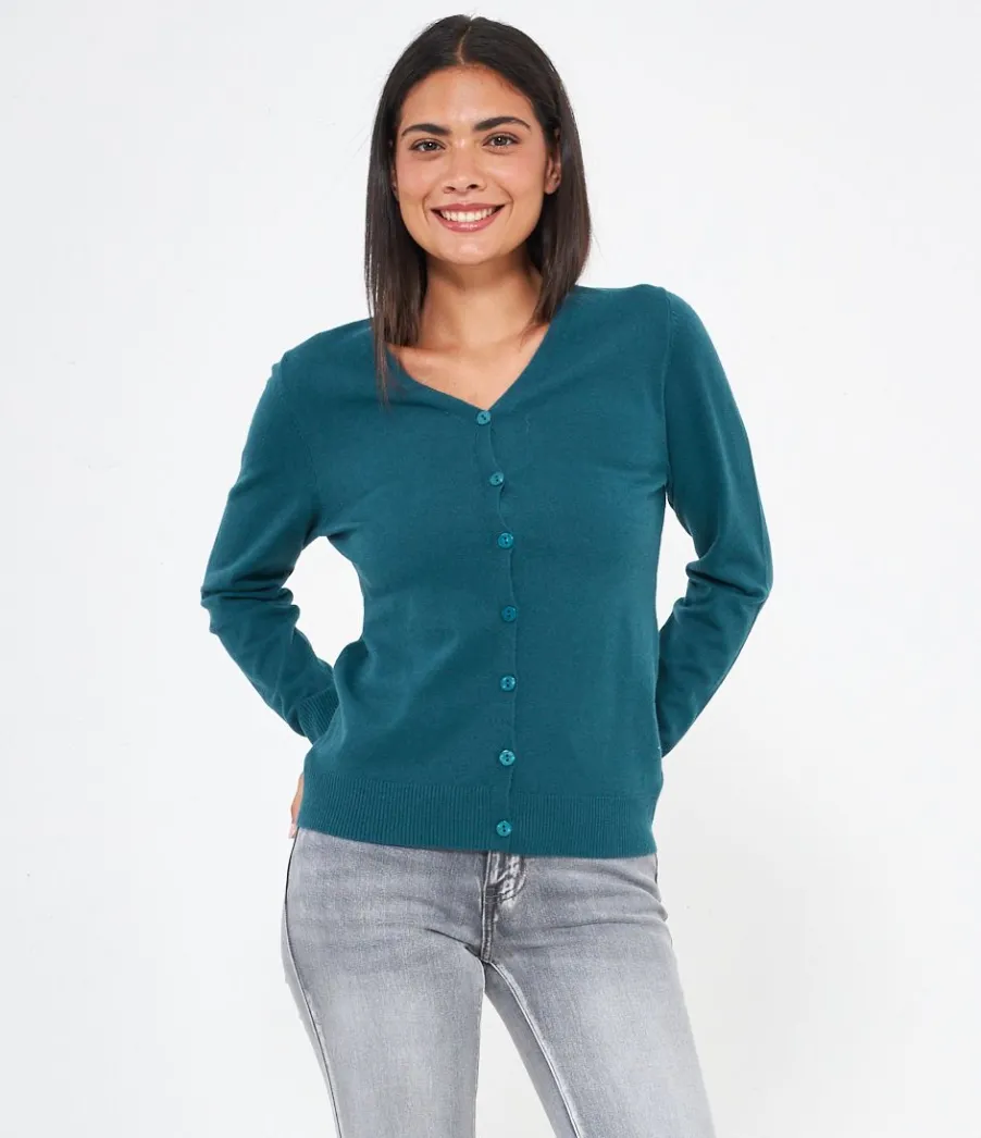 Zuiki Cardigan scollo a V