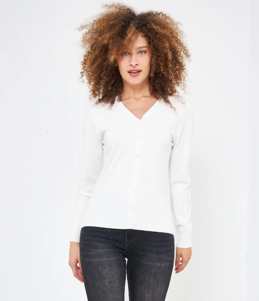 Zuiki Cardigan scollo a V