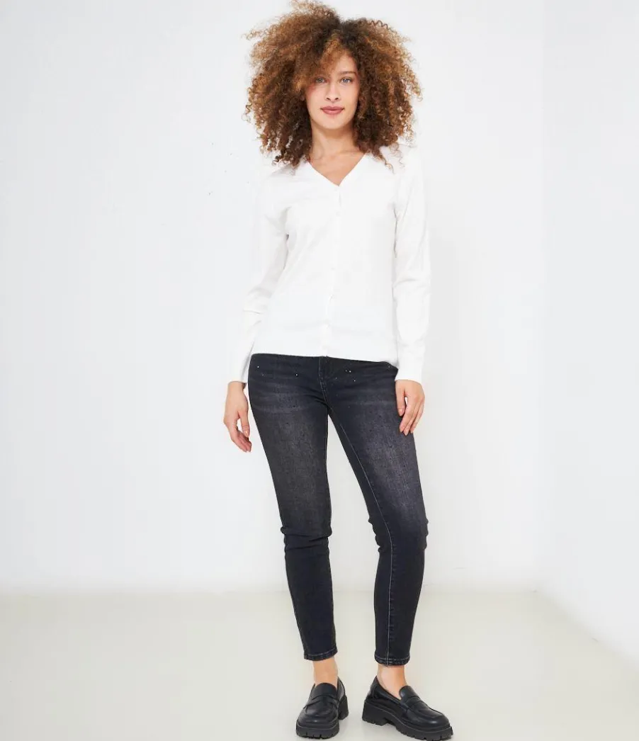 Zuiki Cardigan scollo a V