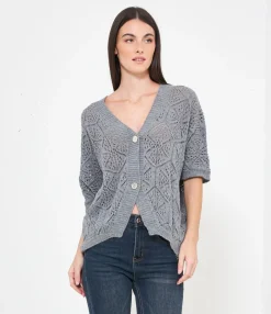 Zuiki Cardigan traforato Best