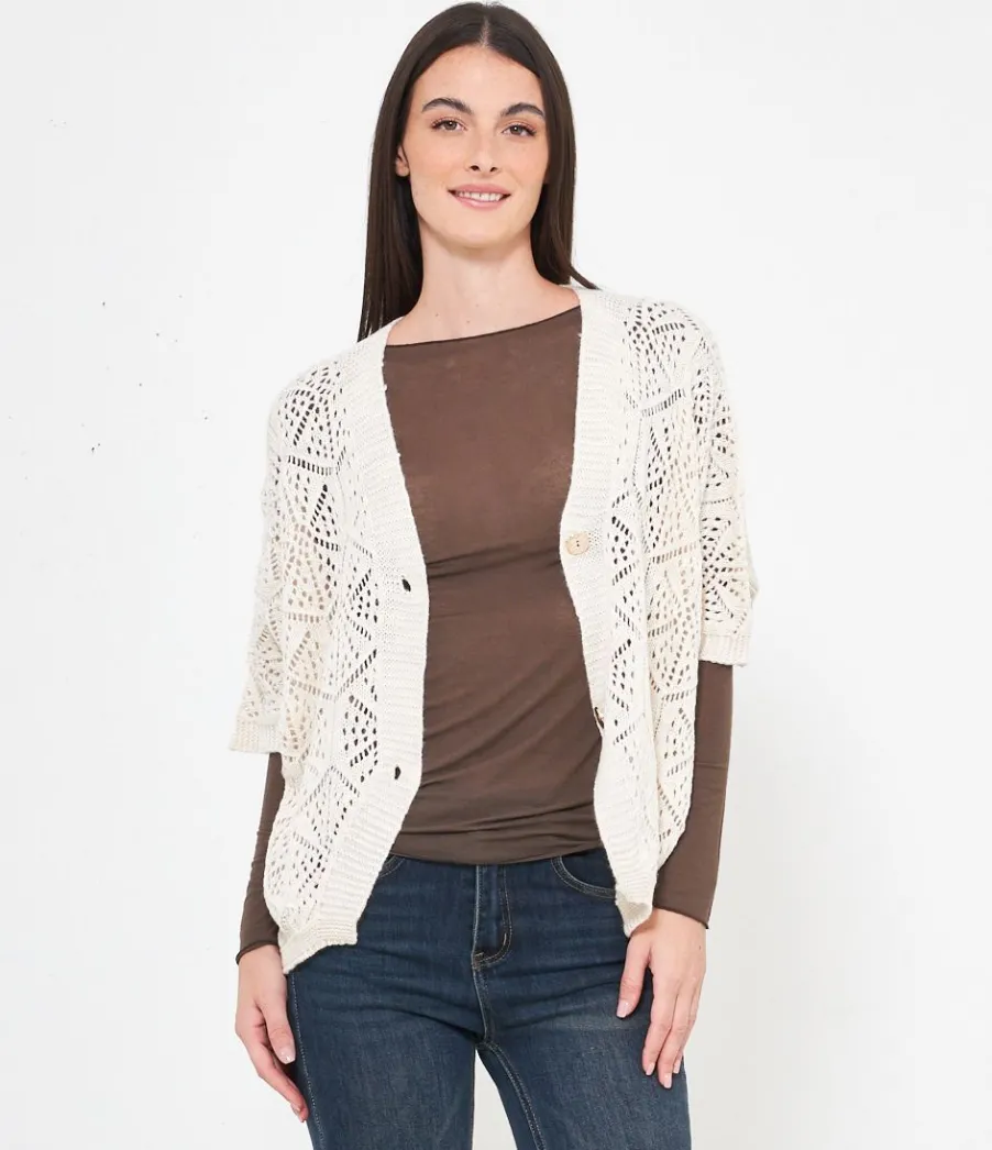Zuiki Cardigan traforato Best