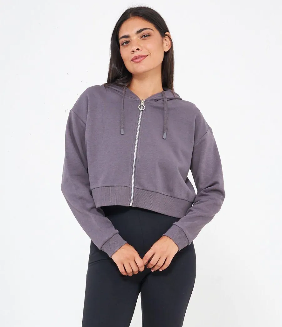 Zuiki Felpa con zip Discount