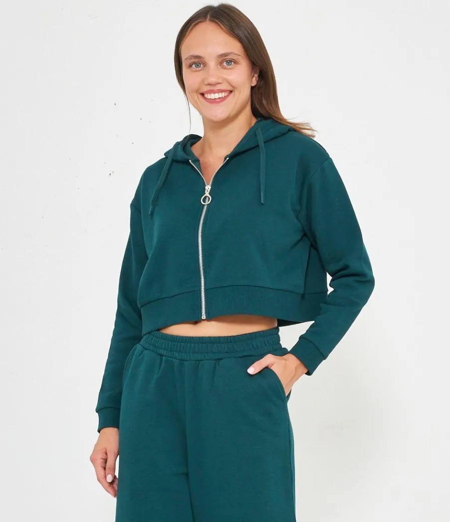 Zuiki Felpa con zip Discount
