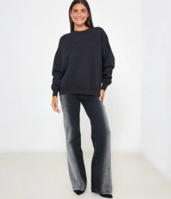 Zuiki Felpa 'Wednesday' Nero Discount