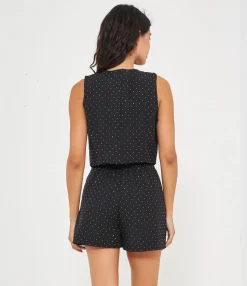 Zuiki Gilet con strass