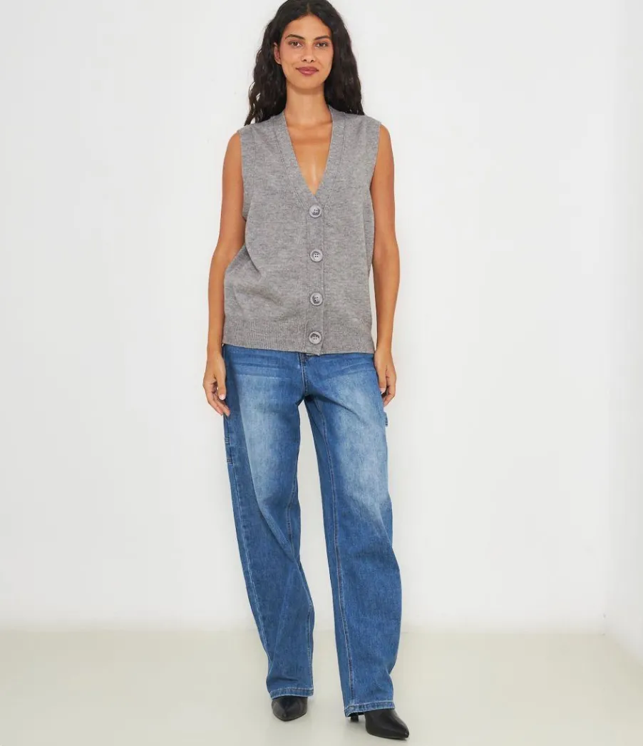 Zuiki Gilet in viscosa Discount