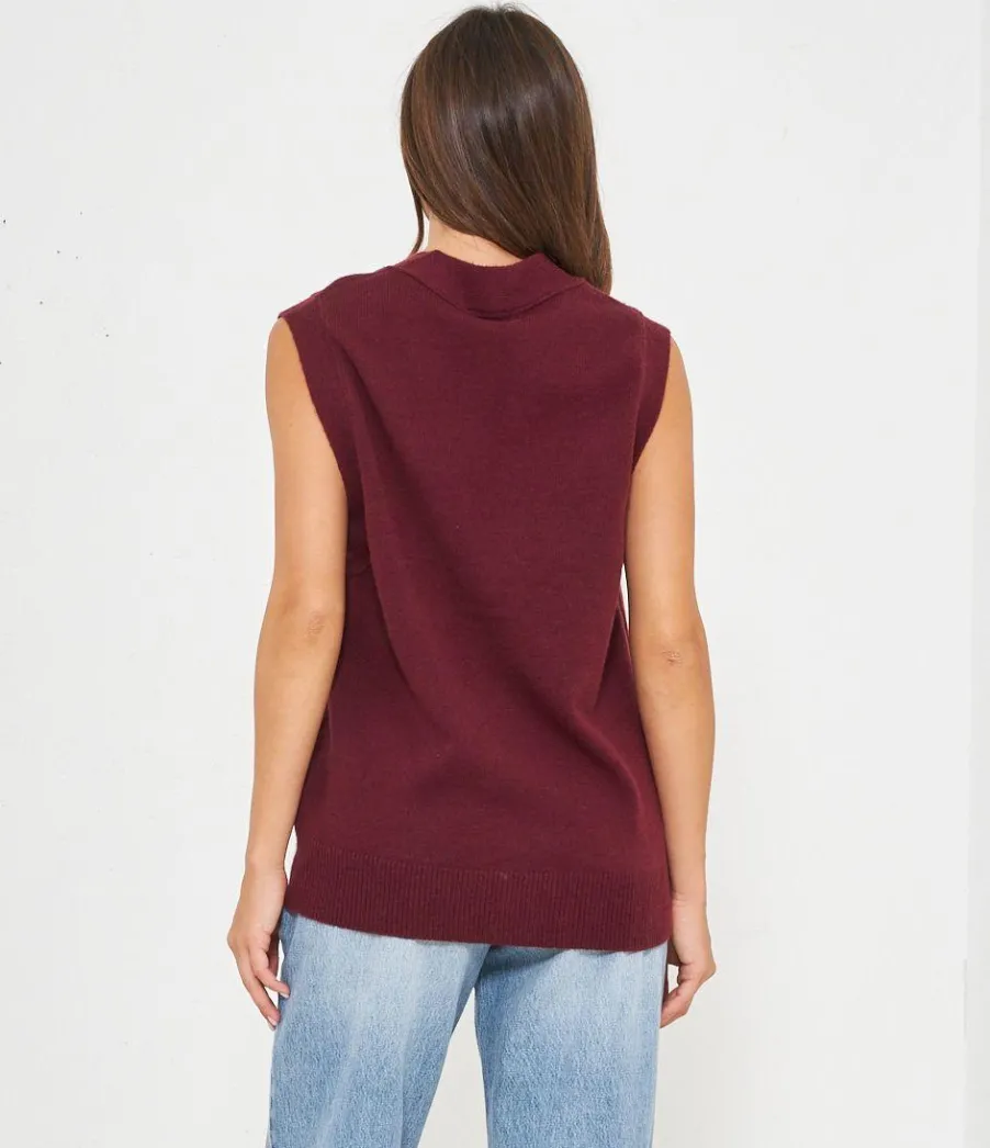 Zuiki Gilet in viscosa Discount