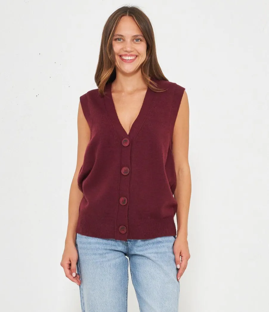 Zuiki Gilet in viscosa Discount