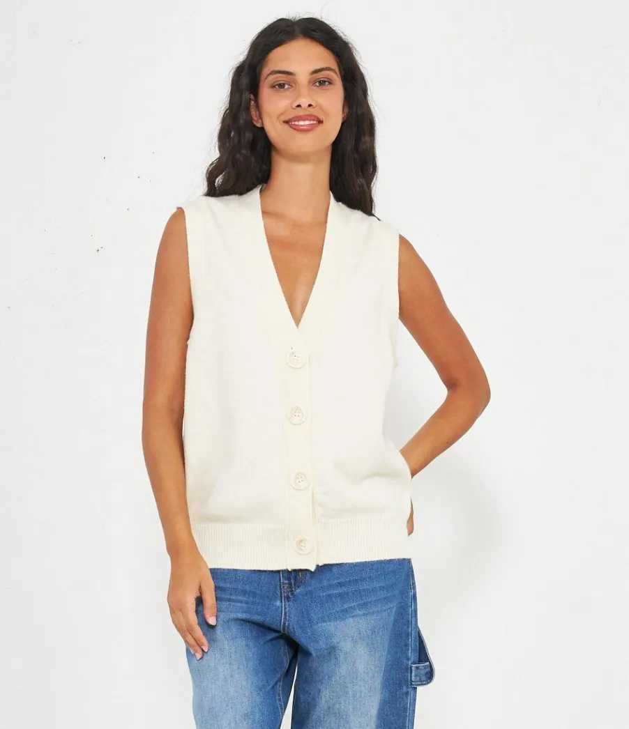 Zuiki Gilet in viscosa Discount