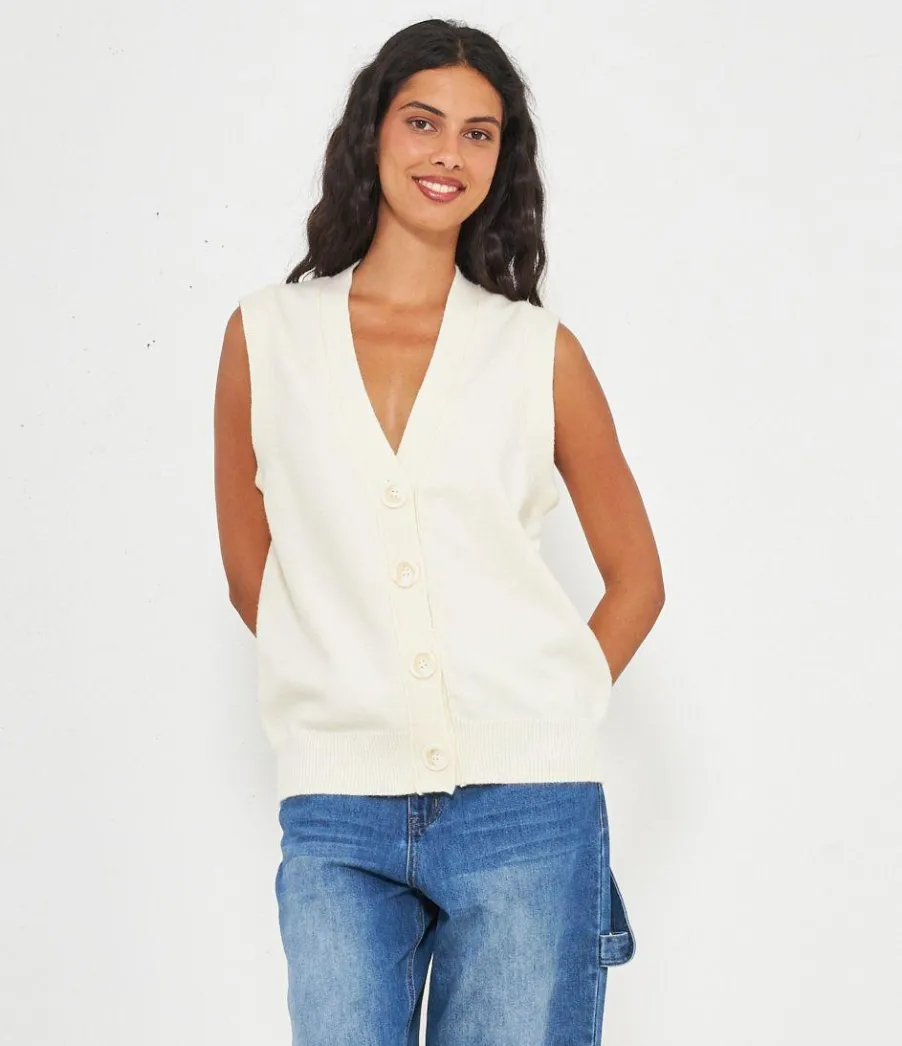 Zuiki Gilet in viscosa Discount