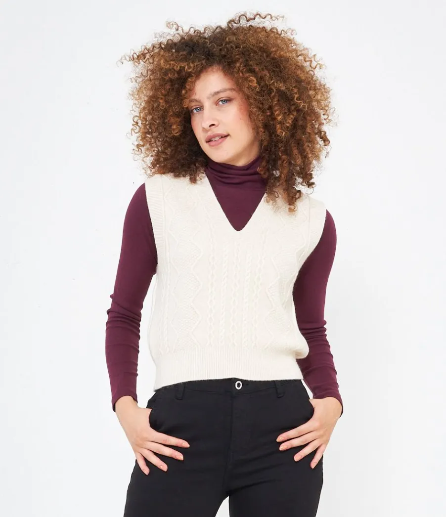 Zuiki Gilet lavorato Discount