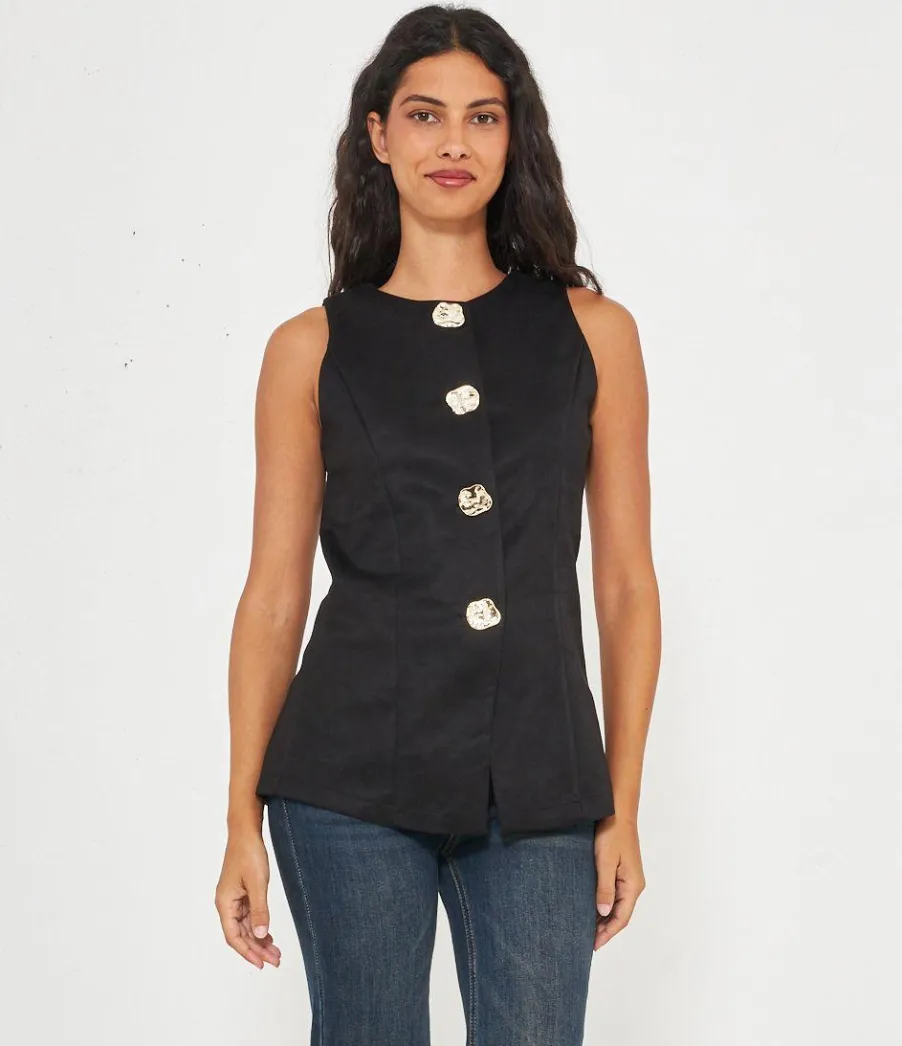 Zuiki Gilet quattro bottoni Hot