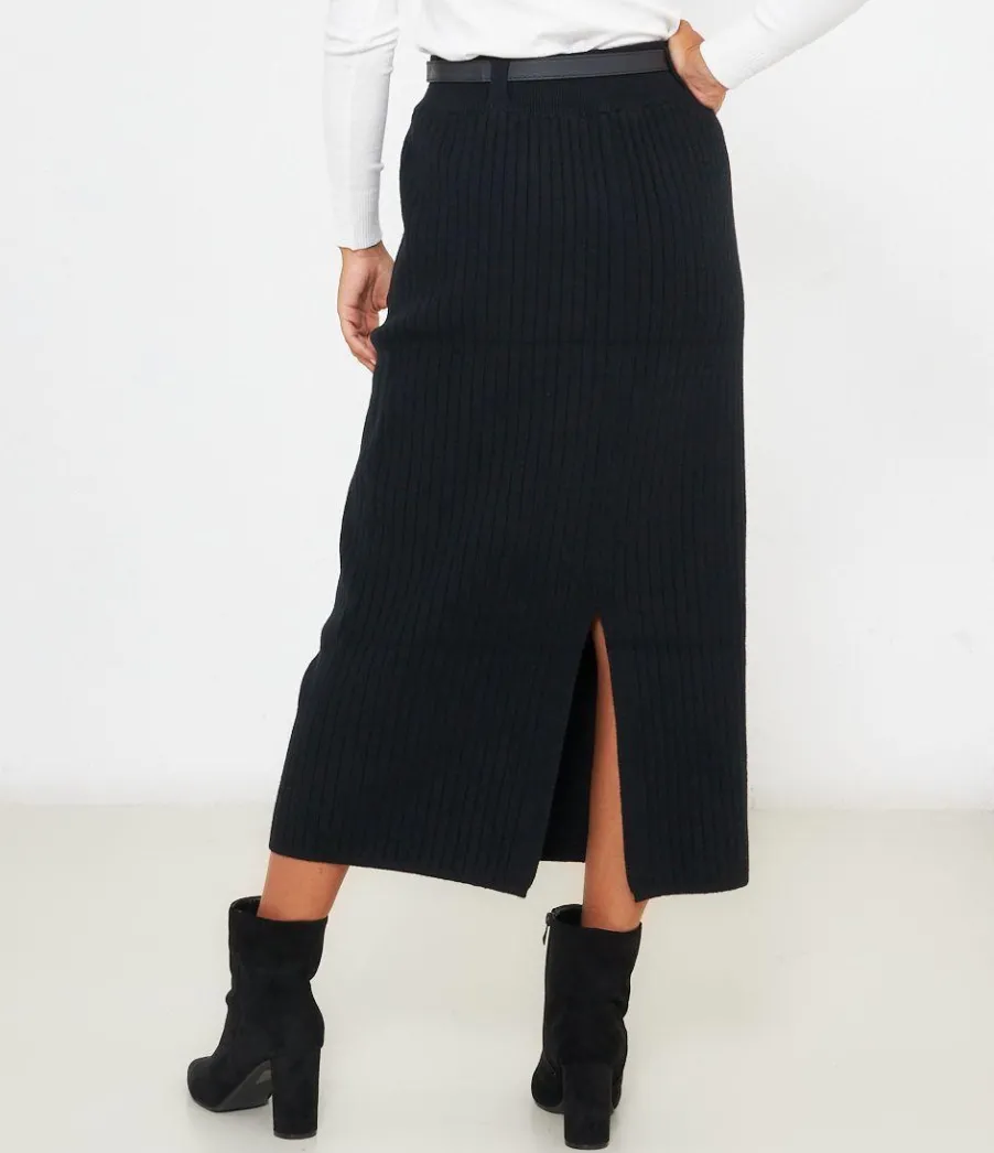 Zuiki Gonna midi in maglia Discount