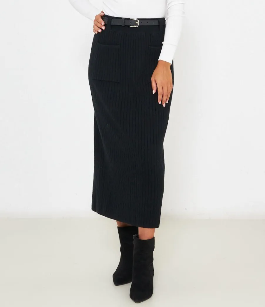 Zuiki Gonna midi in maglia Discount