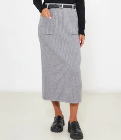 Zuiki Gonna midi in maglia Discount