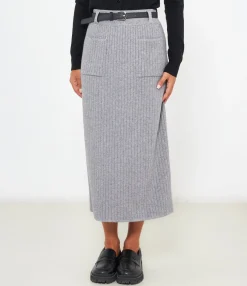 Zuiki Gonna midi in maglia Discount