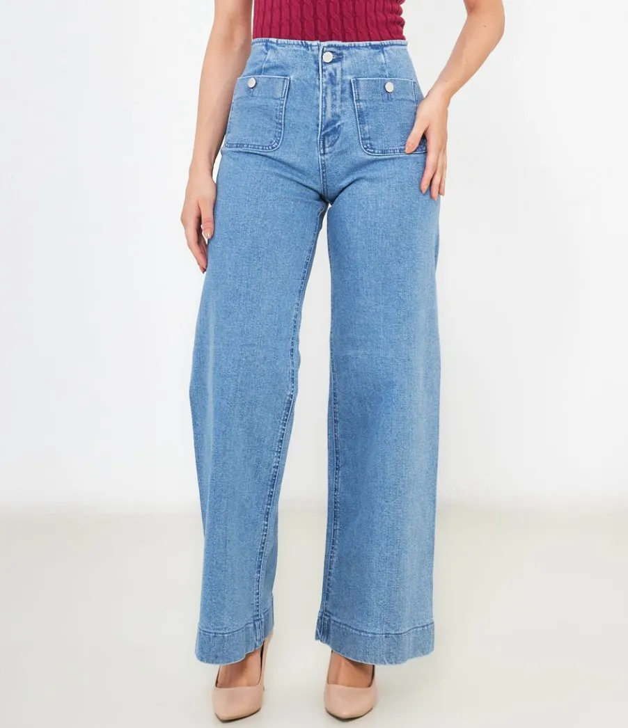 Zuiki Jeans palazzo Hot