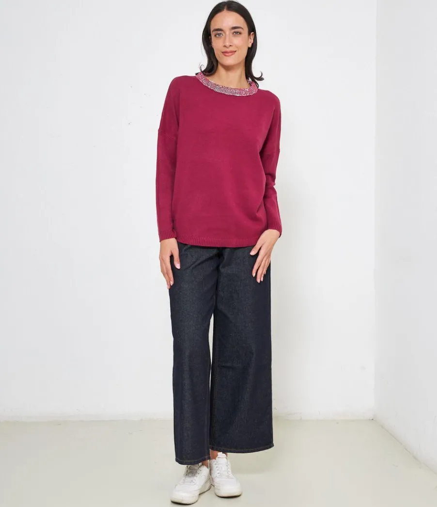 Zuiki Maglia con strass Hot