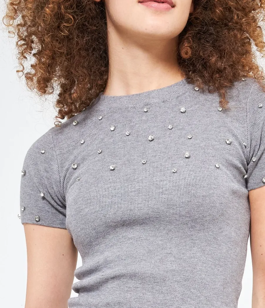 Zuiki Maglia con strass Best