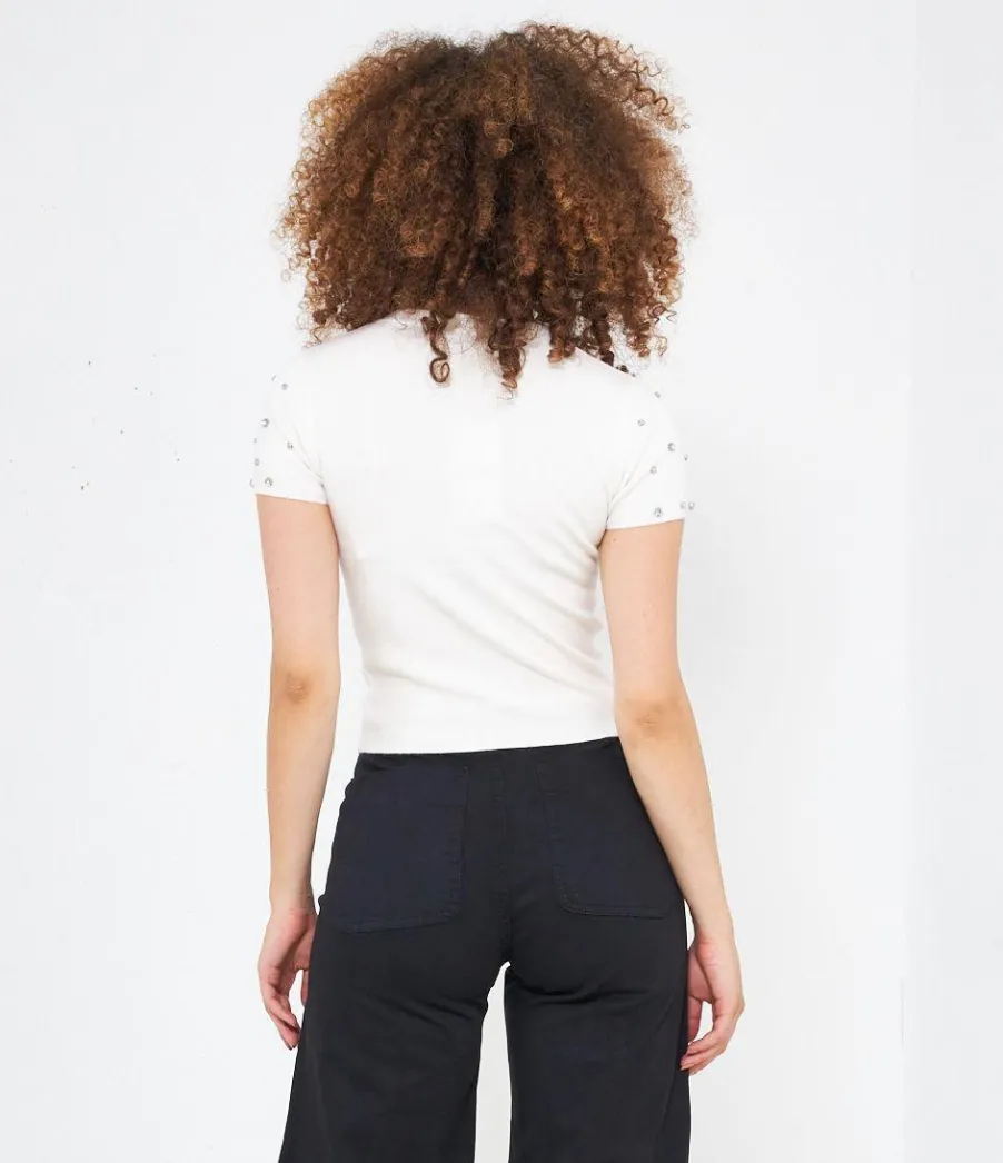 Zuiki Maglia con strass Best