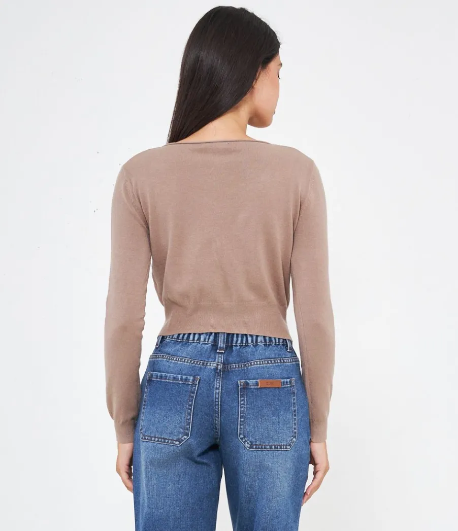 Zuiki Maglia crop Discount