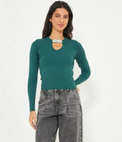 Zuiki Maglia dettagli strass Discount
