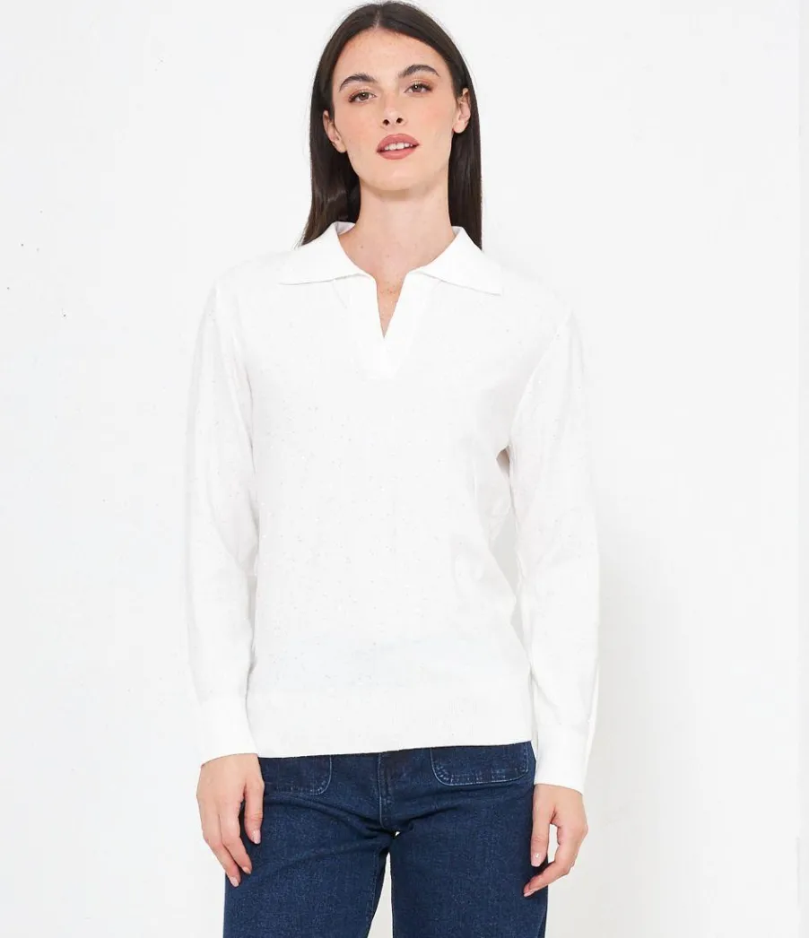 Zuiki Maglia micro paillettes New