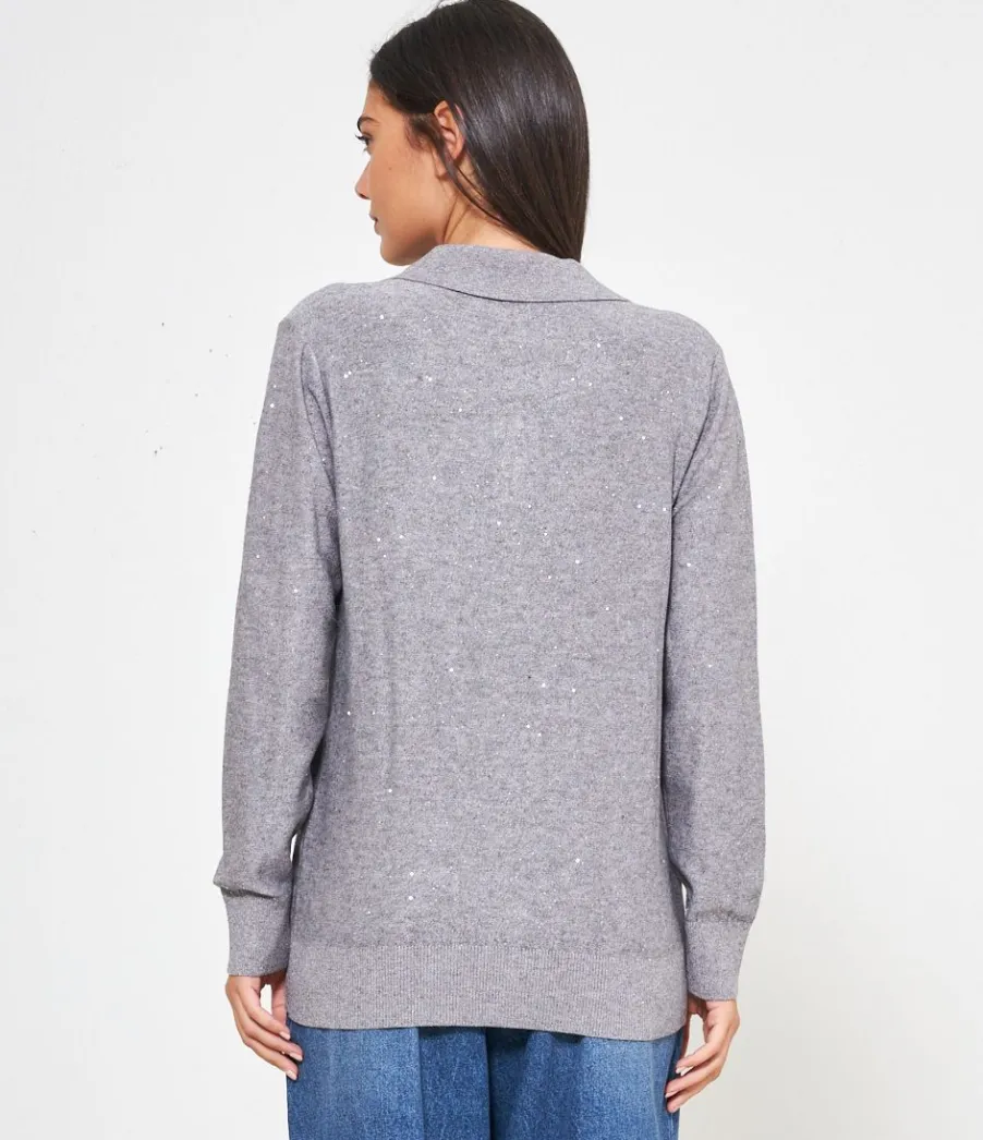 Zuiki Maglia micro paillettes New