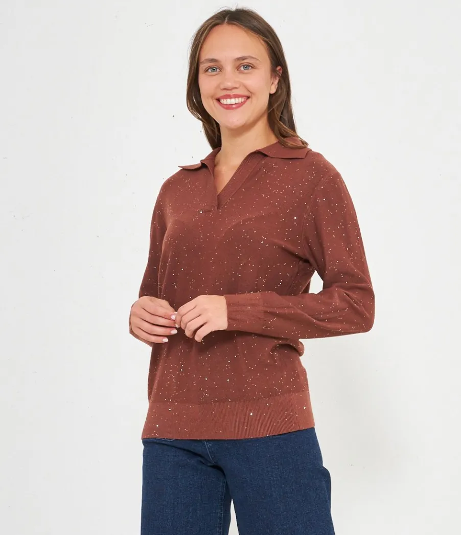 Zuiki Maglia micro paillettes New