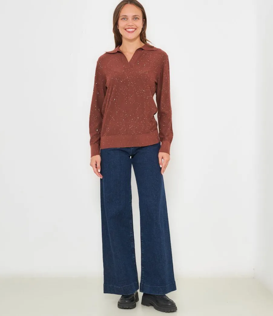 Zuiki Maglia micro paillettes New